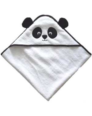 Leuke badcape met een panda afbeelding