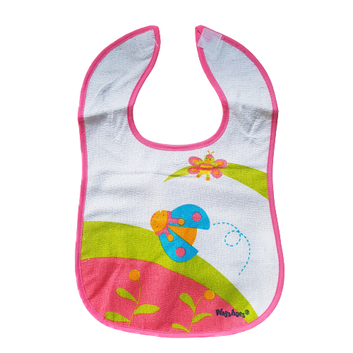 Playshoes slabbetje met lieveheersbeestje.