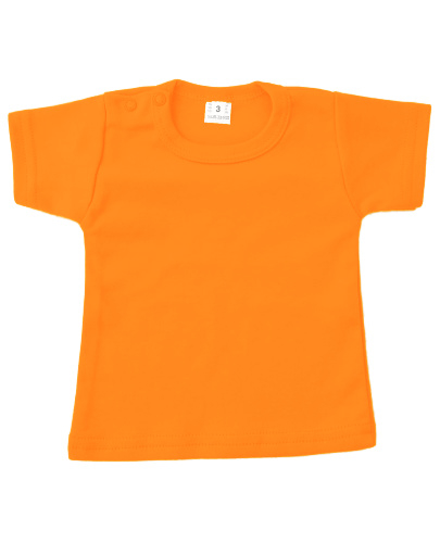 Oranje baby shirtje van katoen