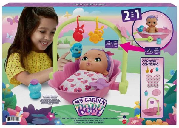 Mattel My Garden baby Baby Butterfly bad bed