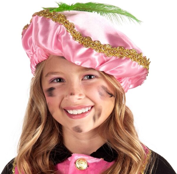 zwarte piet muts roze