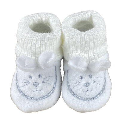 Slofjes Haas Babyslofjes Haas wit