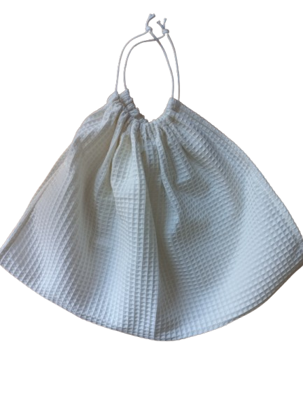 Weegdoek wafel ivoor