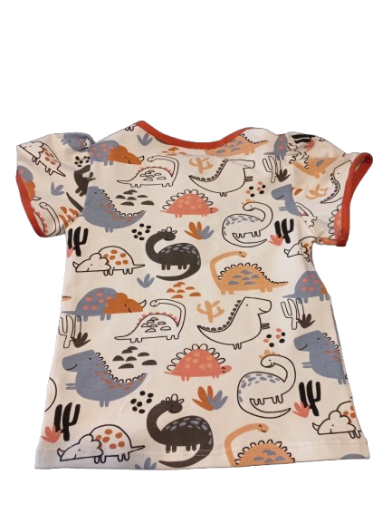Dino shirt achterpand T-shirt dino maat 98