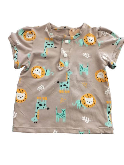 T-shirt jungle voorpand T-shirt Jungle voorpand