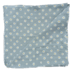 Hydrofieldoek oud groen met witte bloemetjes