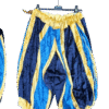Pietenpak maat M blauw geel en goud