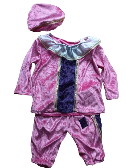 Pietenpakje roze donkerblauw