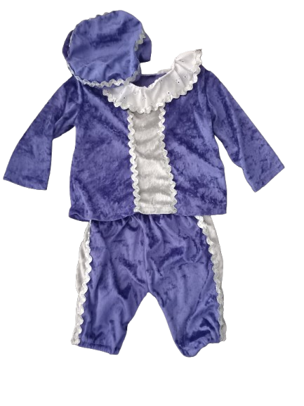 Pietenpakje lila met zilver