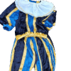 Pietenpak maat M blauw geel en goud