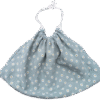 Weegdoek oud groen met bloemen