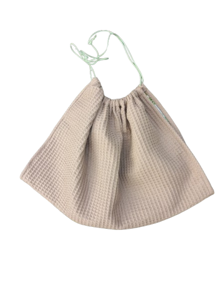 Weegdoek taupe met jungle dieren