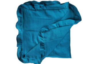 Hydrofieldoek petrol groen met ruches