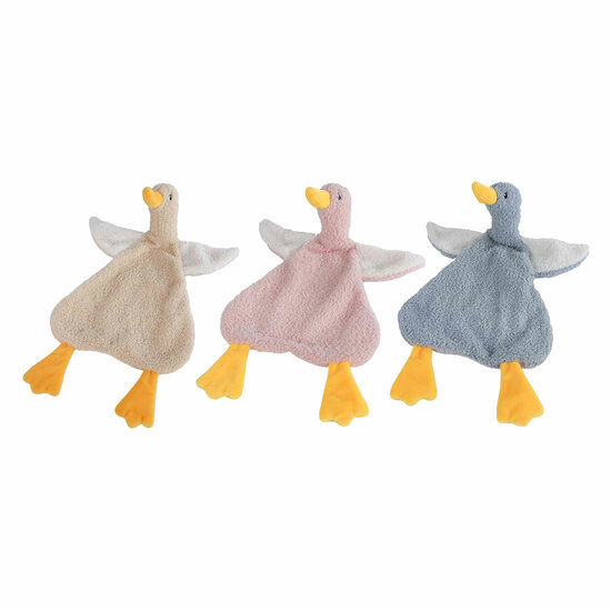 Mini club knuffeldoek pluche eend blauw