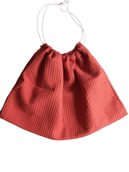 Weegdoek wafelkatoen koper