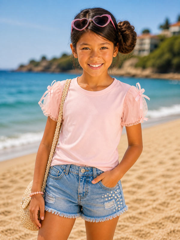 Tshirt strik roze 2 Tshirt strik roze 2