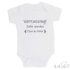 Rompertje Verrassing! Jullie worden opa & oma