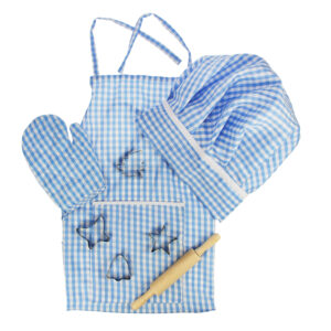 Kokschort blauw Bigjig´s CHef´s Keukenset blauw