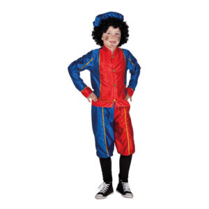2700064Bb_9AeL Pietenpak rood blauw 4- 6 jaar