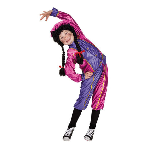 Pietenpak paars fuchsia 7 -9 jaar