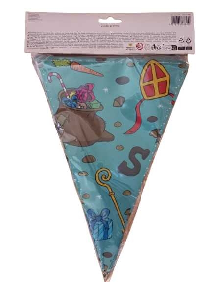 Vlaggenlijn Sinterklaas achterkant 10 mtr