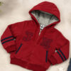 Bordo vest met borg voering bontvest