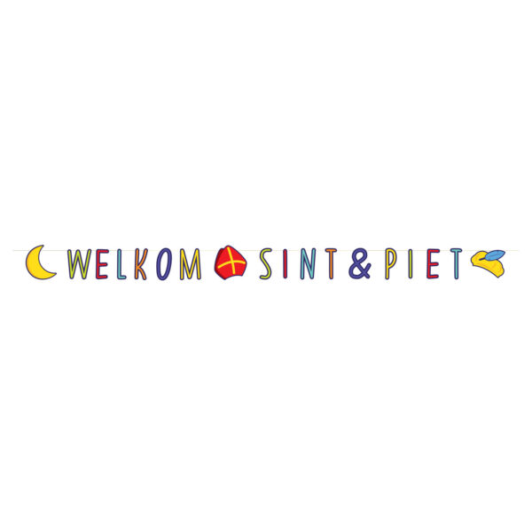 Letterslinger Welkom Sint & Piet Letterslinger Welkom Sint & Piet