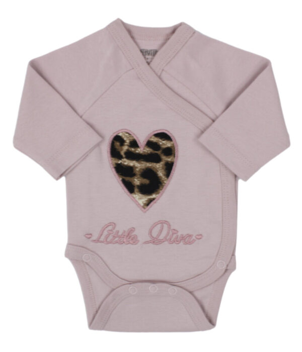 Rompertje Little Diva oud roze