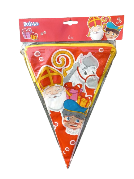 Vlaggenlijn Sinterklaas 6 mtr