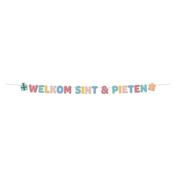 Welkom Sint & Pieten slinger